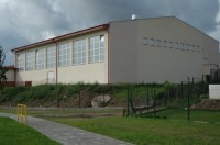 Sala gimnastyczna przy Zespole Szkół nr 1 w Giżycku.